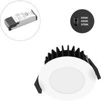 EVN Lichttechnik LED-Spot 230V dim. IP54 3000-5700K ws L54N100125 von EVN Lichttechnik