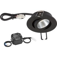 EVN Lichttechnik P-LED Deckeneinbauleuchte 3000K IP20 230V sw PC20N60902 von EVN Lichttechnik