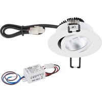 EVN Lichttechnik P-LED Deckeneinbauleuchte ws 230V 3000K 300lm PC20N30102 von EVN Lichttechnik