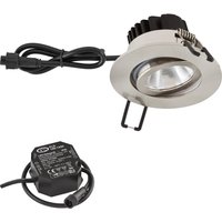 EVN Lichttechnik P-LED Einbauleuchte 230V 3000K Edelstahl PC650N91302 von EVN Lichttechnik