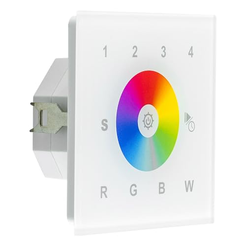 DALI Wand-Control-Panel für RGBW, DT8, D EVN DAL8WPRGBW von EVN