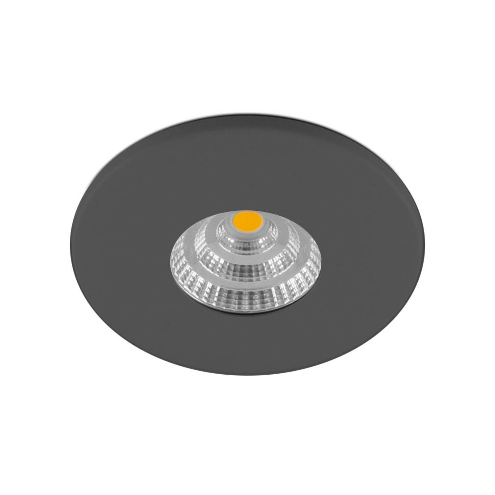 EVN Magneto LED-Deckeneinbaulampe IP44 anthrazit von EVN