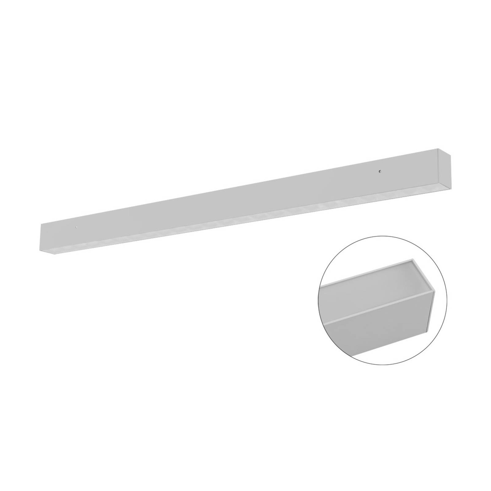 EVN Munus LED-Deckenleuchte silber 36 W von EVN