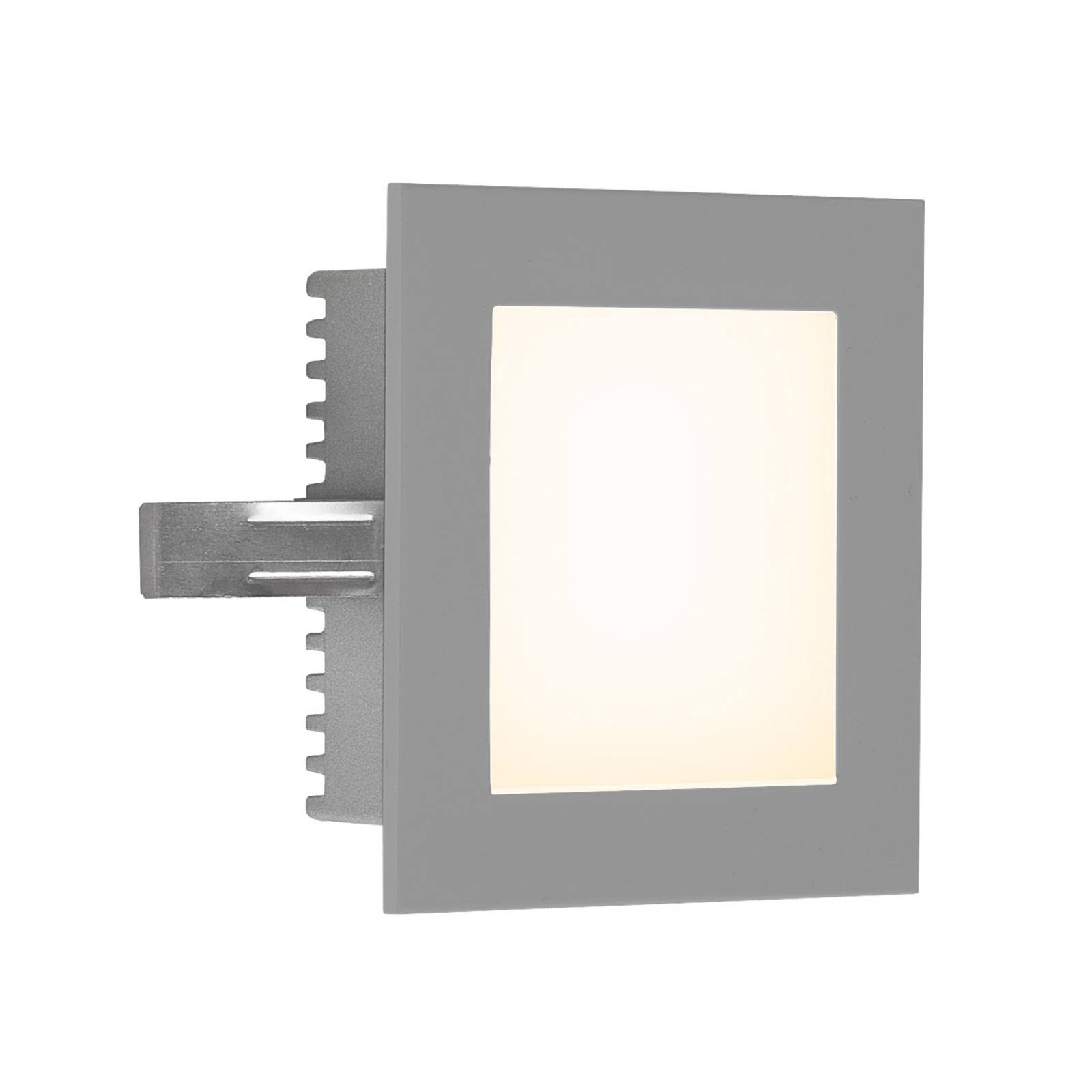 EVN P2180 LED-Wandeinbauleuchte, 3.000 K, silber von EVN