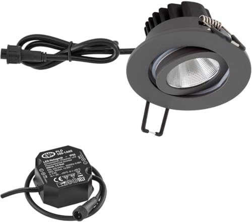 EVN PC650N91602 LED-Einbauleuchte LED LED fest eingebaut 8.4W Anthrazit EVN PC650N91602 LED-Einbauleuchte LED LED fest eingebaut 8.4W Anthrazit von EVN