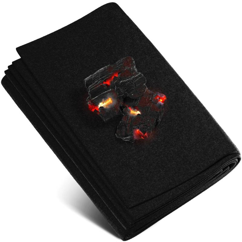 Evocamp Feuerfeste Unterlage 70 x 32 cm bis zu 982 °C für Grill Nicht Brennbar Brandschutz von EVOCAMP