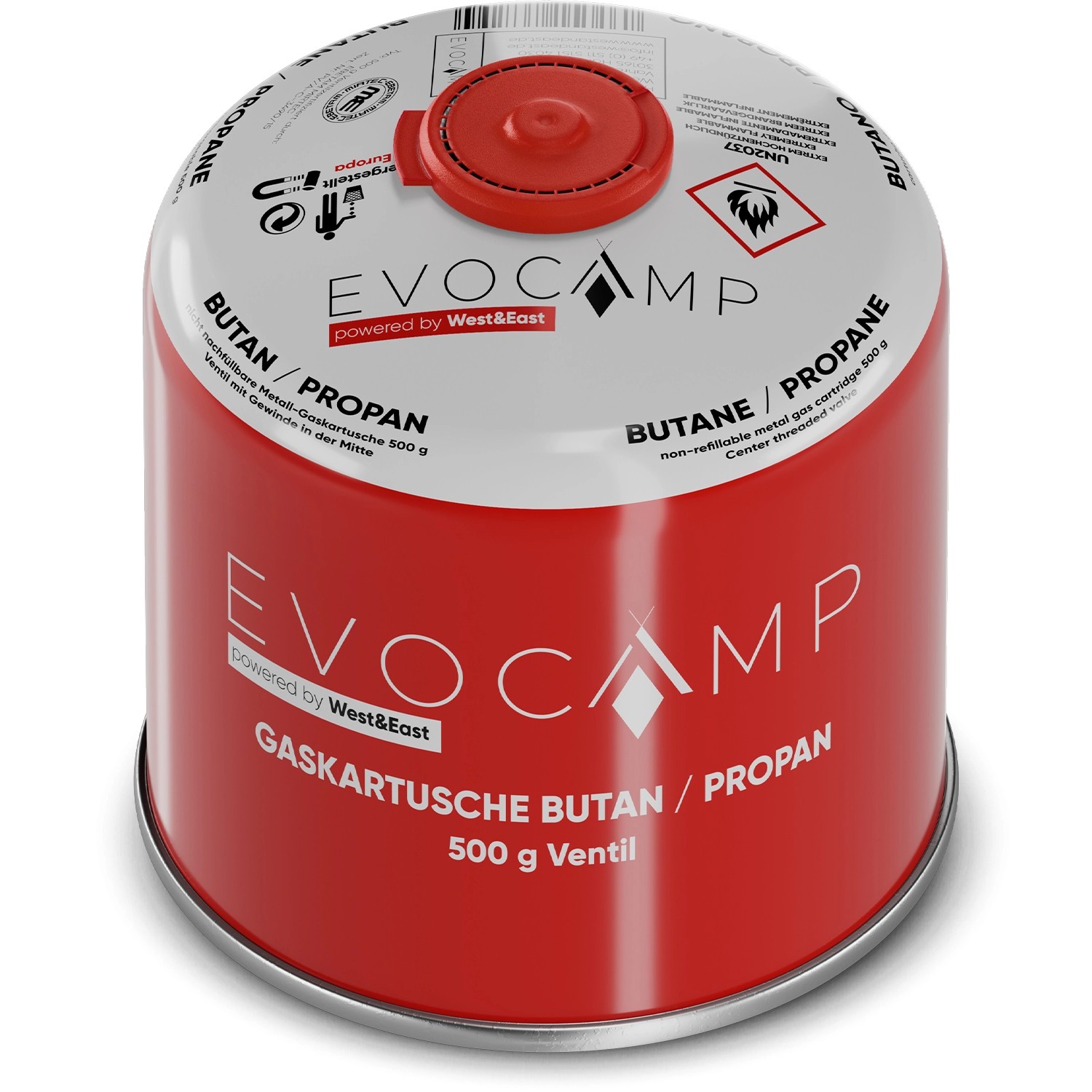 Evocamp Gaskartusche 1 Stück Butan Propan 500 g Schraubventil für Campingkocher und Gasgrills Evocamp Gaskartusche 1 Stück Butan Propan 500 g Schraubventil für Campingkocher und Gasgrills von EVOCAMP