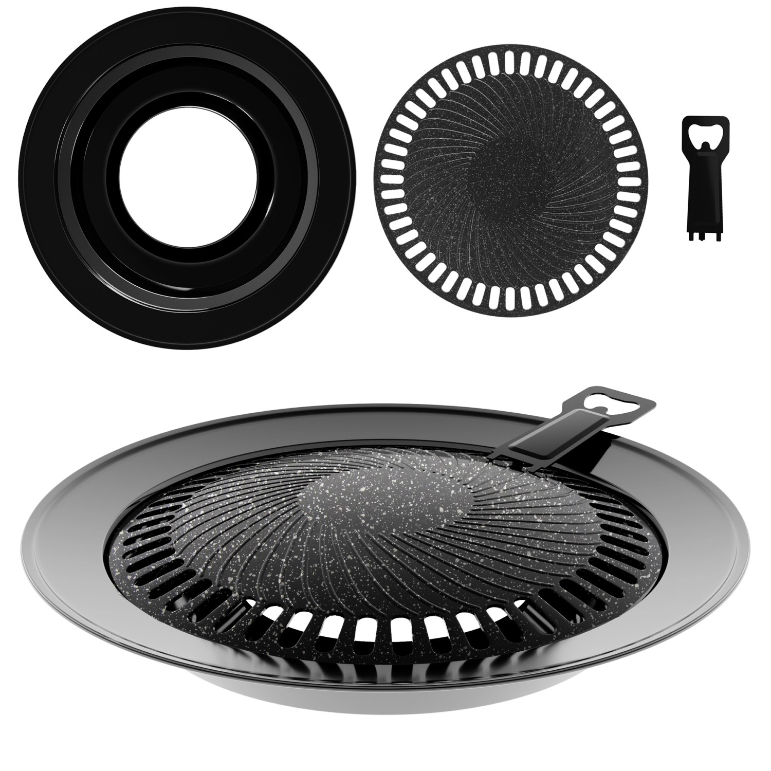 Evocamp Grillplatte für Gaskocher Rund 32 cm Antihaft BBQ Camping Evocamp Grillplatte für Gaskocher Rund 32 cm Antihaft BBQ Camping von EVOCAMP