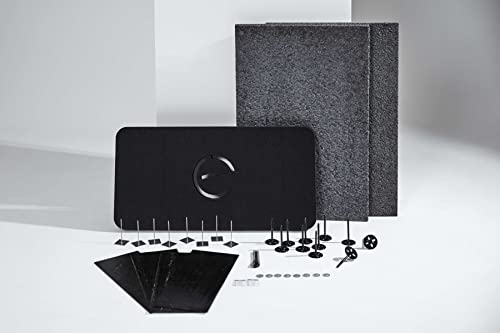 EVOLAR Evo-Cover SCHALLSCHUTZ - Lärmschutz-Set zur Geräuschunterdrückung Klimaanlage/Wärmepumpe - Lärmreduktion um bis zu 5 dB - aus Schalldämpfung für Evo-Cover aus Aluminium in Größe LARGE von EVOLAR