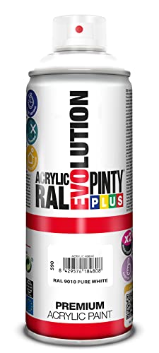 Pinty 590 Bombe 400 ml weiß RAL 9010 Glänzend von EVOLUTION PINTY PLUS