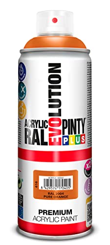 Pinty 616 Bombe 400 ml Orange RAL 2004 glänzend von EVOLUTION PINTY PLUS
