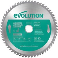 Evolution 210 mm 60z TCT Aluminium-Sägeblatt – für Gehrungssägen von EVOLUTION POWER TOOLS