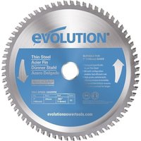Evolution TCT Dünnstahl-Sägeblatt 180mm / 68t für Kreissägen von EVOLUTION POWER TOOLS