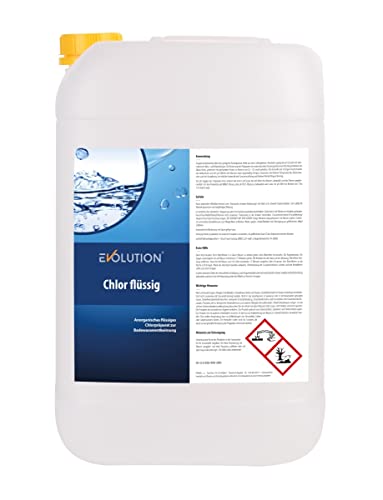 EVOLUTION Chlor flüssig 25 kg Desinfektion für Dosieranlagen Schwimmbad Pool von EVOLUTION