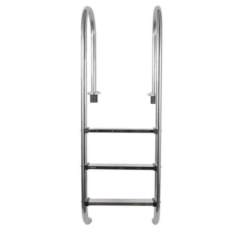 EVOLUTION Poolleiter 3E Einbauleiter eng 3-stufig V2A Edelstahl Pool Handlauf von EVOLUTION
