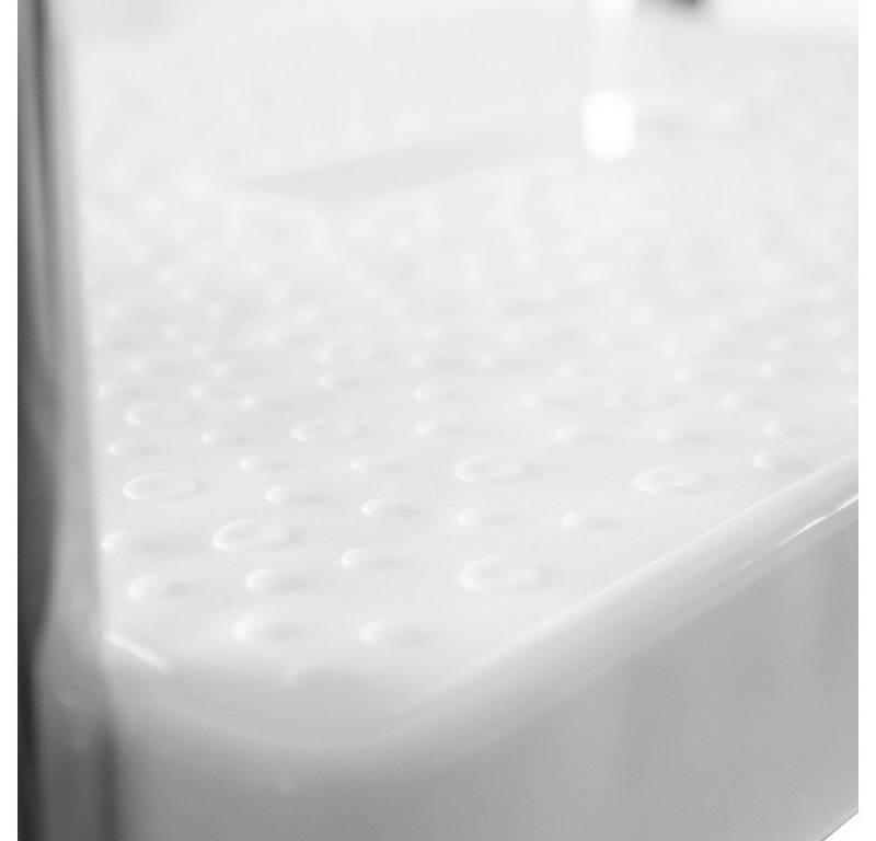 EVOLUTION Poolleiter Hochbeckenleiter V2A Edelstahl 2x 4 Stufen mit Plattform Kunststoff von EVOLUTION