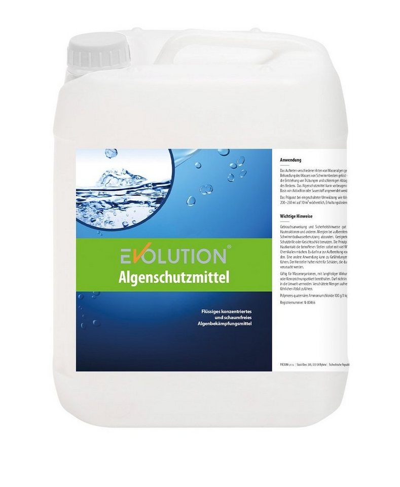 EVOLUTION Poolpflege Evolution Algenschutzmittel 5 Liter schaumfrei präventiv gegen den von EVOLUTION