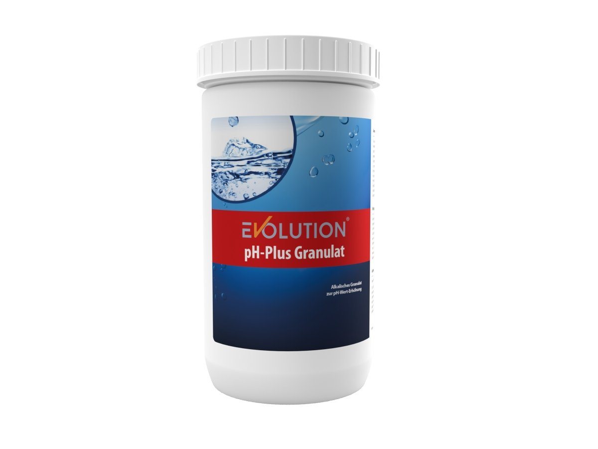 EVOLUTION Poolpflege Evolution pH-Plus Granulat 1 kg Erhöhung pH-Wert Wasserpflege Pool von EVOLUTION