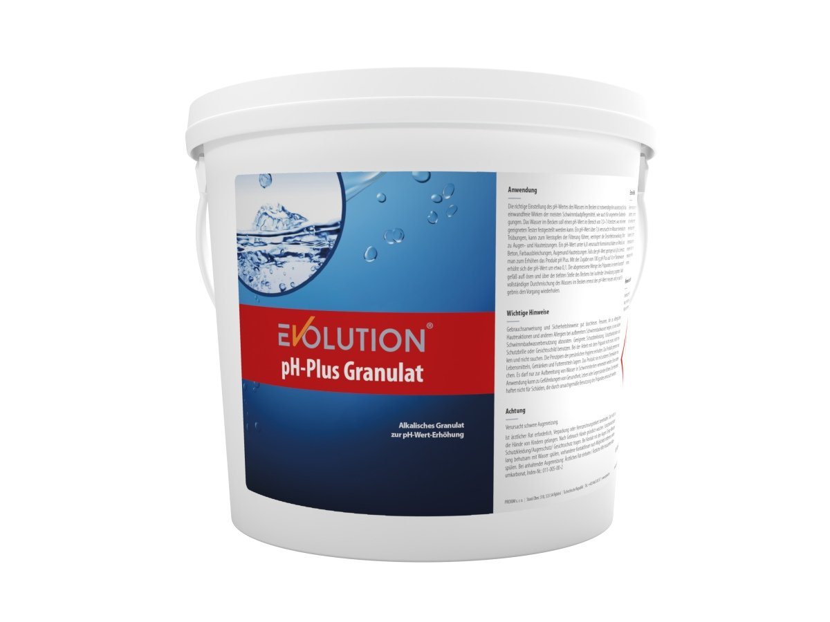 EVOLUTION Poolpflege Evolution pH-Plus Granulat 5 kg Erhöhung pH-Wert Wasserpflege Pool von EVOLUTION
