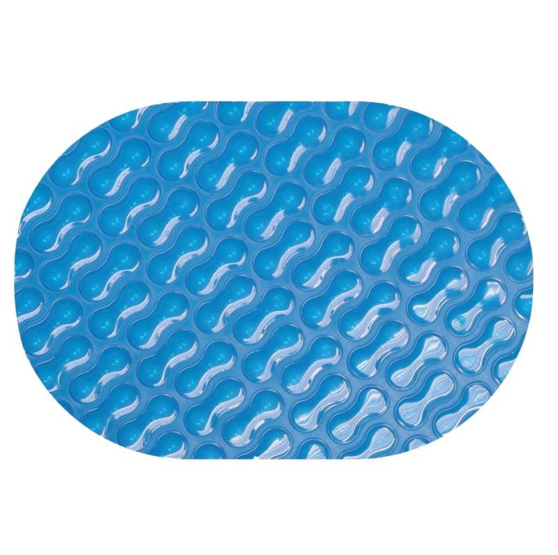 EVOLUTION Solarabdeckplane Darkblue GeoBubble 500 µm Solarfolie – Allrounder Abdeckung für Pools, Für Ovalpools – speichert Wärme und reduziert Verdunstung von EVOLUTION