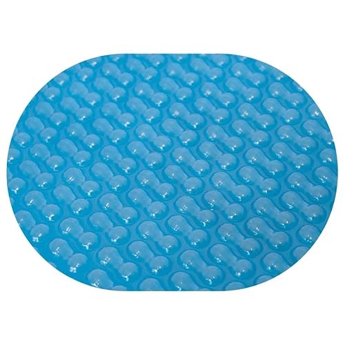 Solarplane Light Blue 400 µm GeoBubble Oval 614x300cm Erwärmung Solarfolie Pool von EVOLUTION