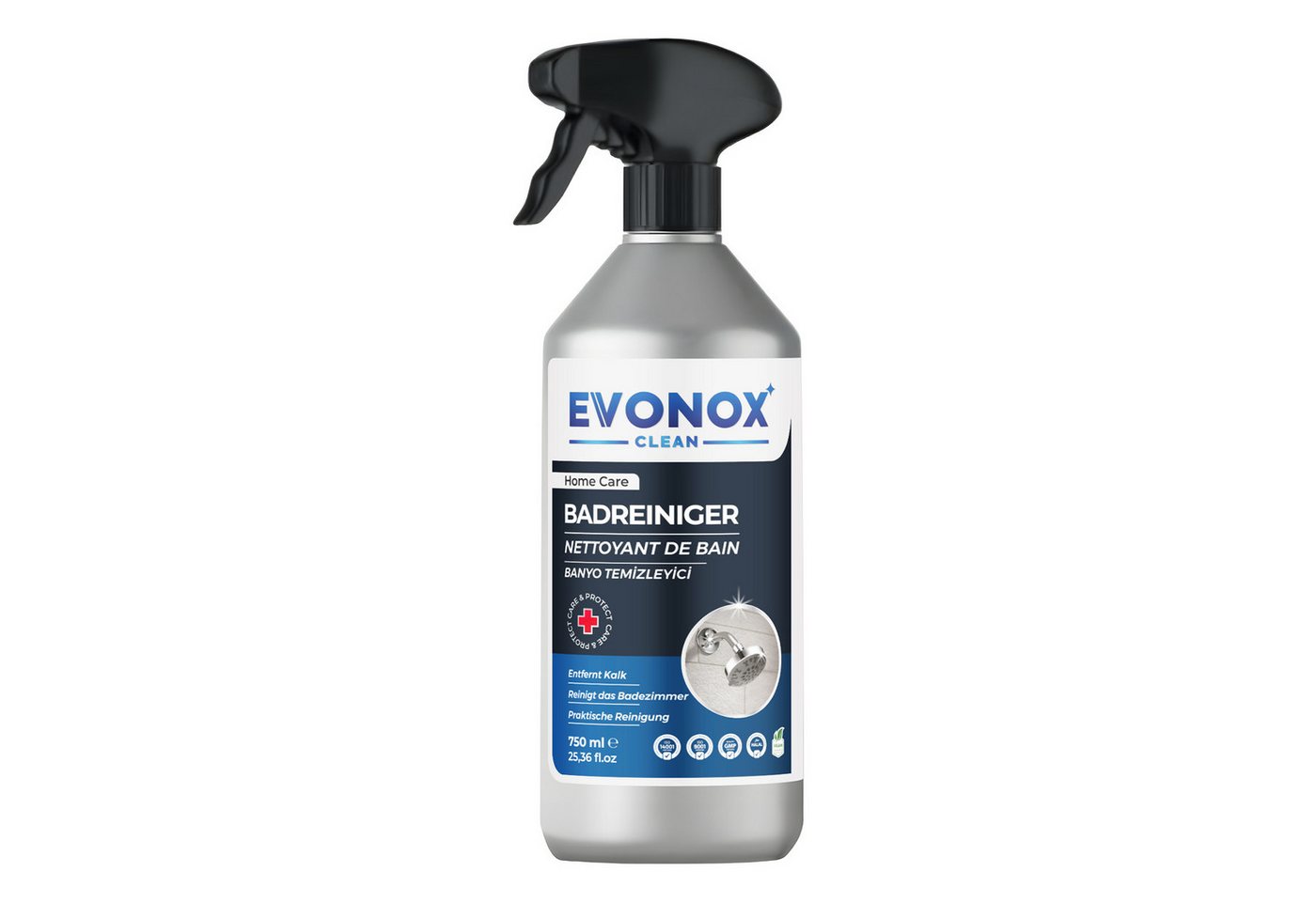 EVONOX Ultra Starker Kraftvoller Badreiniger & Entkalker–750ML SET 1,2,3,5 Badreiniger (Ozeanfrische – Vegan) EVONOX Ultra Starker Kraftvoller Badreiniger & Entkalker–750ML SET 1,2,3,5 Badreiniger (Ozeanfrische – Vegan) von EVONOX