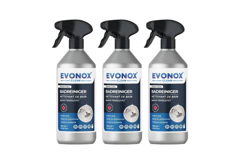 EVONOX Ultra Starker Kraftvoller Badreiniger & Entkalker–750ML SET 1,2,3,5 Badreiniger (Ozeanfrische – Vegan) von EVONOX