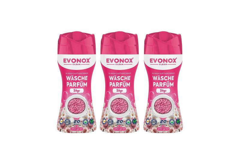 EVONOX Wäscheparfüm CLEAN GRANUL-WÄSCHEPARFÜM & WEICHSPÜLER TOKYO – 210 G (3-St) von EVONOX