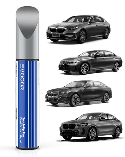 (A90) Dark Graphite Metallic Autolack Nachbesserung für BMW, Kratzer Reparatur für Auto, Schnelle & Einfache Lösung zur Reparatur von EVOOOR