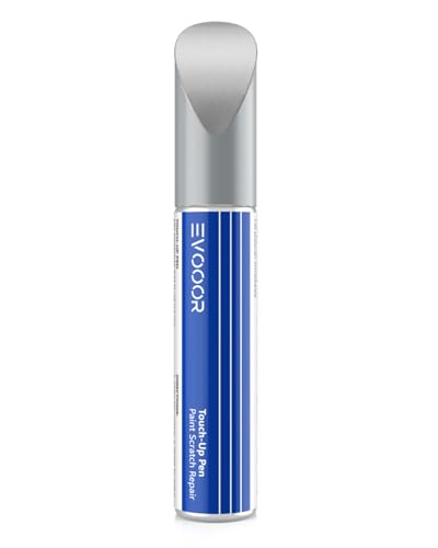 EVOOOR (611/A / 611) Grigio Alluminio Metallic/Alluminio Grau Metallic Autolack Nachbesserung für Fiat, Kratzer Reparatur für Auto, Schnelle & Einfache Lösung zur Reparatur von EVOOOR