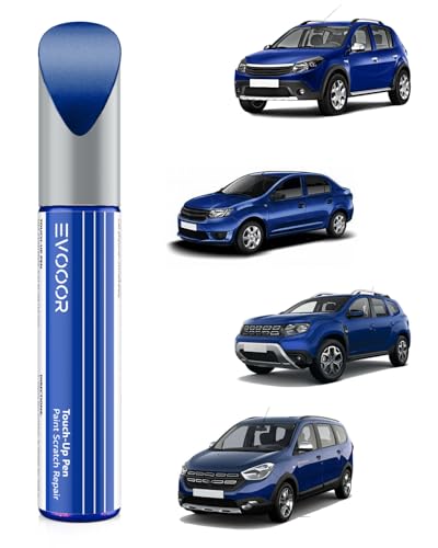 EVOOOR (RQH) Bleu Iron Autolack Nachbesserung für Dacia, Kratzer Reparatur für Auto, Schnelle & Einfache Lösung zur Reparatur von EVOOOR