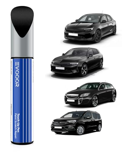 EVOOOR (Z20R/20R) Saphirschwarz Autolack Nachbesserung für Opel, Kratzer Reparatur für Auto, Schnelle & Einfache Lösung zur Reparatur von EVOOOR