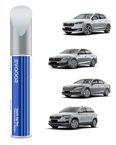 EVOOOR 2Y2Y /S9R Moon Weiß Perleffekt Autolack Nachbesserung für Skoda, Kratzer Reparatur für Auto, Schnelle & Einfache Lösung zur Reparatur von EVOOOR