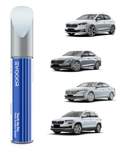 EVOOOR J3J3/ F9F Laser Weiß Autolack Nachbesserung für Skoda, Kratzer Reparatur für Auto, Schnelle & Einfache Lösung zur Reparatur von EVOOOR