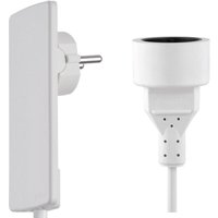 Evoline - 151000155300 Strom Verlängerungskabel 16 a Weiß 1.50 m H05VV-F 3G 1,5 mm² von EVOline