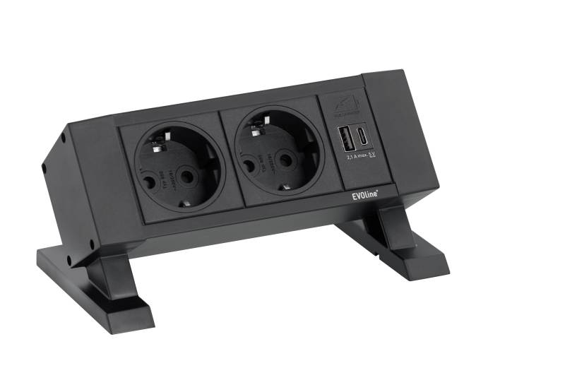 Dock Square mit Express Steckdosenleiste von EVOline