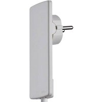 EVOline 1510.0000.0300 Schutzkontakt-Flachstecker Kunststoff mit Aussteckhilfe 230V Weiß IP20 von EVOline
