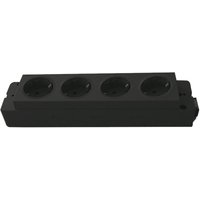 Evoline - Express Steckdosenleiste Steckose 4-fach Schukosteckdose 16A 3680 Watt von EVOline