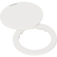 Evoline - One Abdeckring Abdeckkappe mit Drehdeckel ø 59 mm aus Kunststoff weiß von EVOline