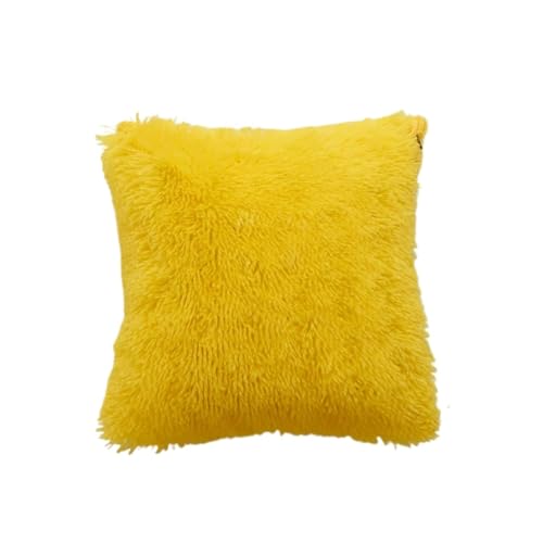 EVPCPWTYZY Der Plüschkissenbezug ist weich und bequem und einfarbig und eignet Sich for Schlafsofas und mehrere Szenen.(6) von EVPCPWTYZY