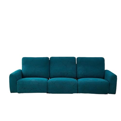 EVPCPWTYZY Four Seasons Universal Jacquard Einzelsofabezug Modern Simple Dreisitzer Vollkissen(Blue-Green,Triple) von EVPCPWTYZY