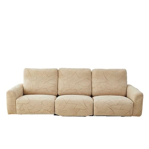 EVPCPWTYZY Four Seasons Universal Jacquard Einzelsofabezug Modern Simple Dreisitzer Vollkissen(Camel,Double) von EVPCPWTYZY
