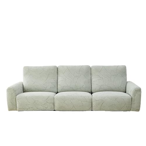 EVPCPWTYZY Four Seasons Universal Jacquard Einzelsofabezug Modern Simple Dreisitzer Vollkissen(Gray-Green,Single) von EVPCPWTYZY