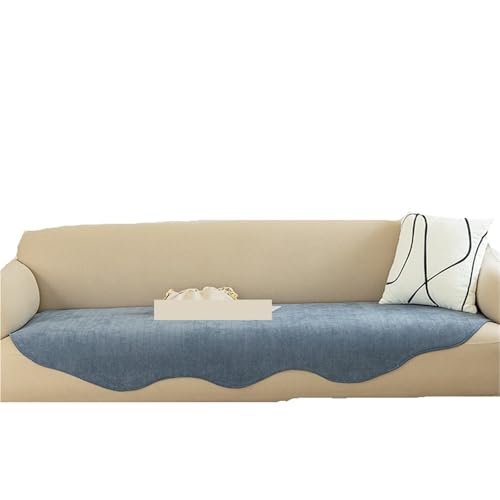 EVPCPWTYZY Unregelmäßig geformte Sofakissen for alle Jahreszeiten, rutschfest und schmutzabweisend, gerader Reihenbezug(Blue-Gray,110 * 110cm) von EVPCPWTYZY