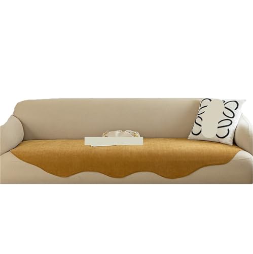 EVPCPWTYZY Unregelmäßig geformte Sofakissen for alle Jahreszeiten, rutschfest und schmutzabweisend, gerader Reihenbezug(Orange,110 * 160cm) von EVPCPWTYZY