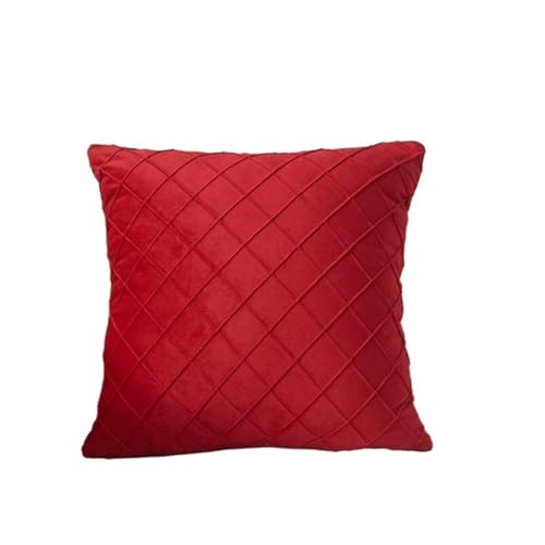 EVPCPWTYZY Verdickter, weicher Kissenbezug mit Karomuster und Rautengittermuster, modisch, geeignet for eine Vielzahl von Anlässen.(2,45 * 45cm) von EVPCPWTYZY