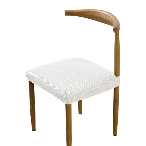 EVPCPWTYZY Verdickter elastischer geteilter Esstisch- und Stuhlbezug, Sitzbezug, Hotel- und Heim-einfacher Hockerbezug(A10,4Piece) von EVPCPWTYZY
