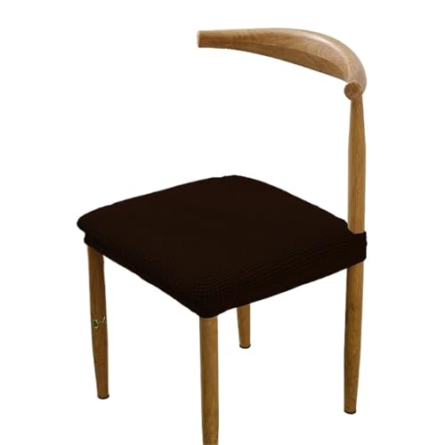 EVPCPWTYZY Verdickter elastischer geteilter Esstisch- und Stuhlbezug, Sitzbezug, Hotel- und Heim-einfacher Hockerbezug(A12,6Piece) von EVPCPWTYZY