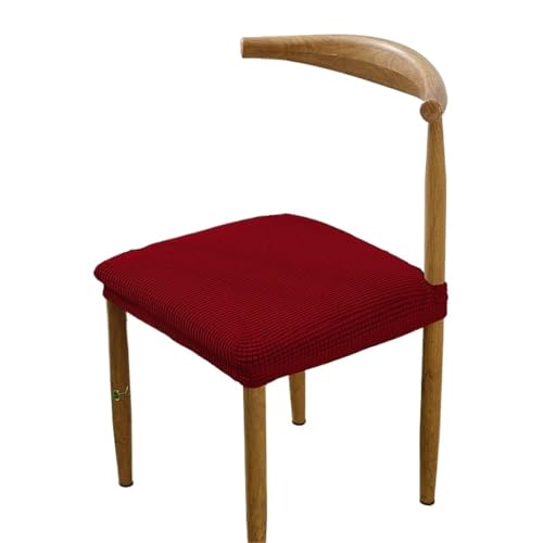 EVPCPWTYZY Verdickter elastischer geteilter Esstisch- und Stuhlbezug, Sitzbezug, Hotel- und Heim-einfacher Hockerbezug(A7,6Piece) von EVPCPWTYZY