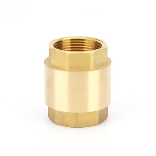 1/2“ 3/4”1-1/2" Innengewinde Messing Durchgangs-Rückschlagventil mit Federbelastung Einwegventil(1-1/2") von EVPEOETCPC